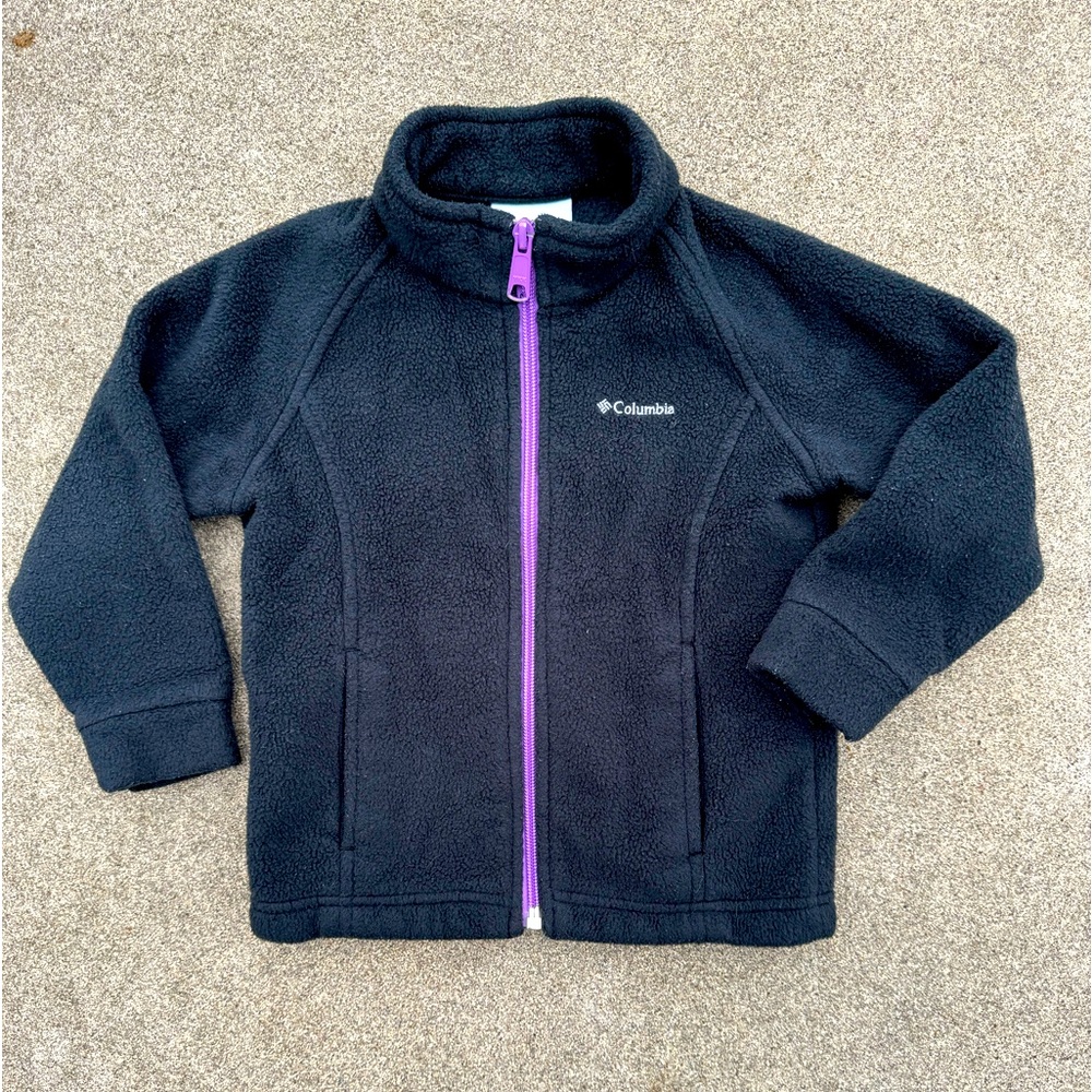 Columbia, Long Sleeve, Jacket, Navy, 3T